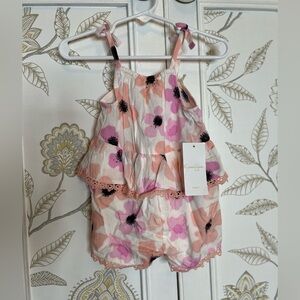 NWT Jessica Simpson Baby Floral Romper